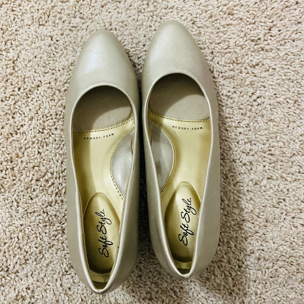 Soft style woman heels/ wedges